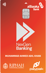 Al Baraka Bank Nexgen Riphah University PayPak Debit Card