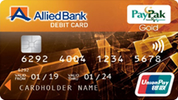 Allied Bank Gold UPI & PayPak Debit Card