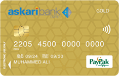 Askari Bank Askari PayPak Gold Debit Card