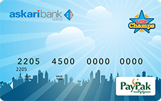 Askari Bank Askari PayPak Little Champs Debit Card