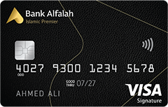 Bank Alfalah Bank Alfalah Islamic Premier Visa Signature Debit Card
