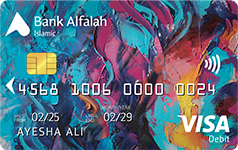Bank Alfalah Bank Alfalah Islamic Women Visa Gold Debit Card