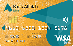 Bank Alfalah Bank Alfalah Visa Islamic Gold Debit Card