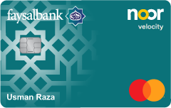 Faysal Bank Faysal Islami Noor Velocity Card