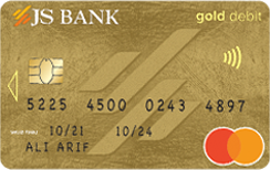 JS Bank Mastercard Gold Debit Card