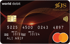 JS Bank Mastercard World Debit Card