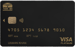 MCB Bank Visa Platinum Credit Card