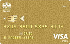 MCB Islamic Visa Gold Debit Card