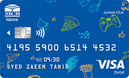MCB Islamic Visa Junior Club Debit Card